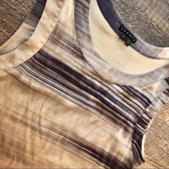 Theory shift Hammered silk medium easy mini dress - Picture 8 of 11